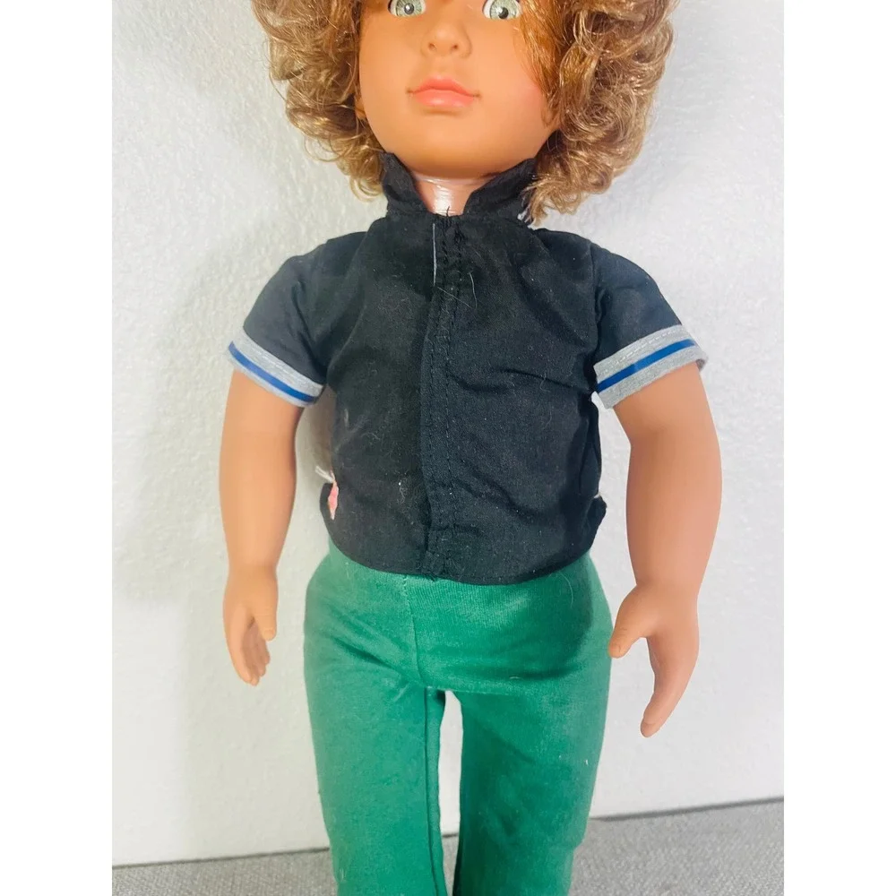 Our Generation Battat 18 Inch Lorenz Boy Doll Curly Blonde Hair Green Eyes